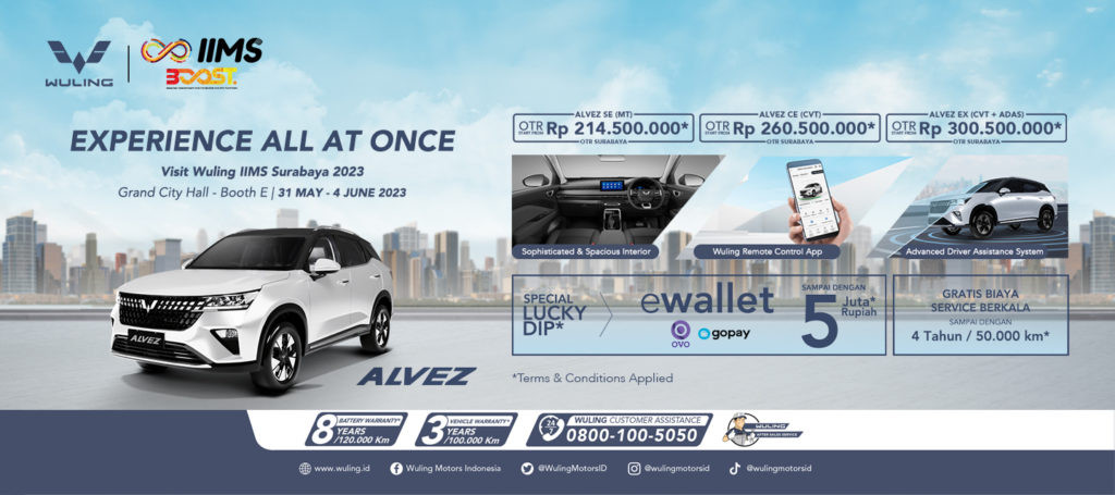 Penawaran Spesial Wuling IIMS Surabaya 2023 Penawaran Spesial Wuling IIMS Surabaya 2023